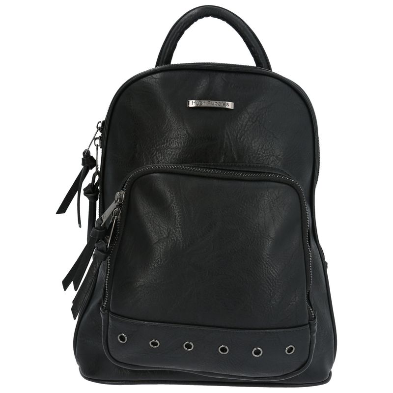 HUSH PUPPIES - Mochila Mujer Alva Back Negro HUSH PUPPIES