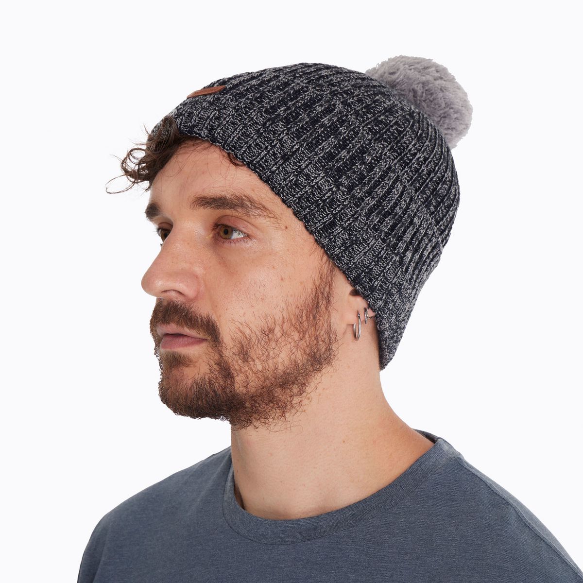 MERRELL - Gorro Unisex Shaggy Beanie Negro MERRELL
