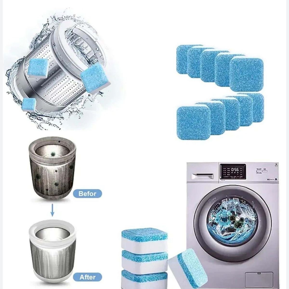 GENERICO - CAPSULAS LIMPIA LAVADORAS EFERVESCENTES