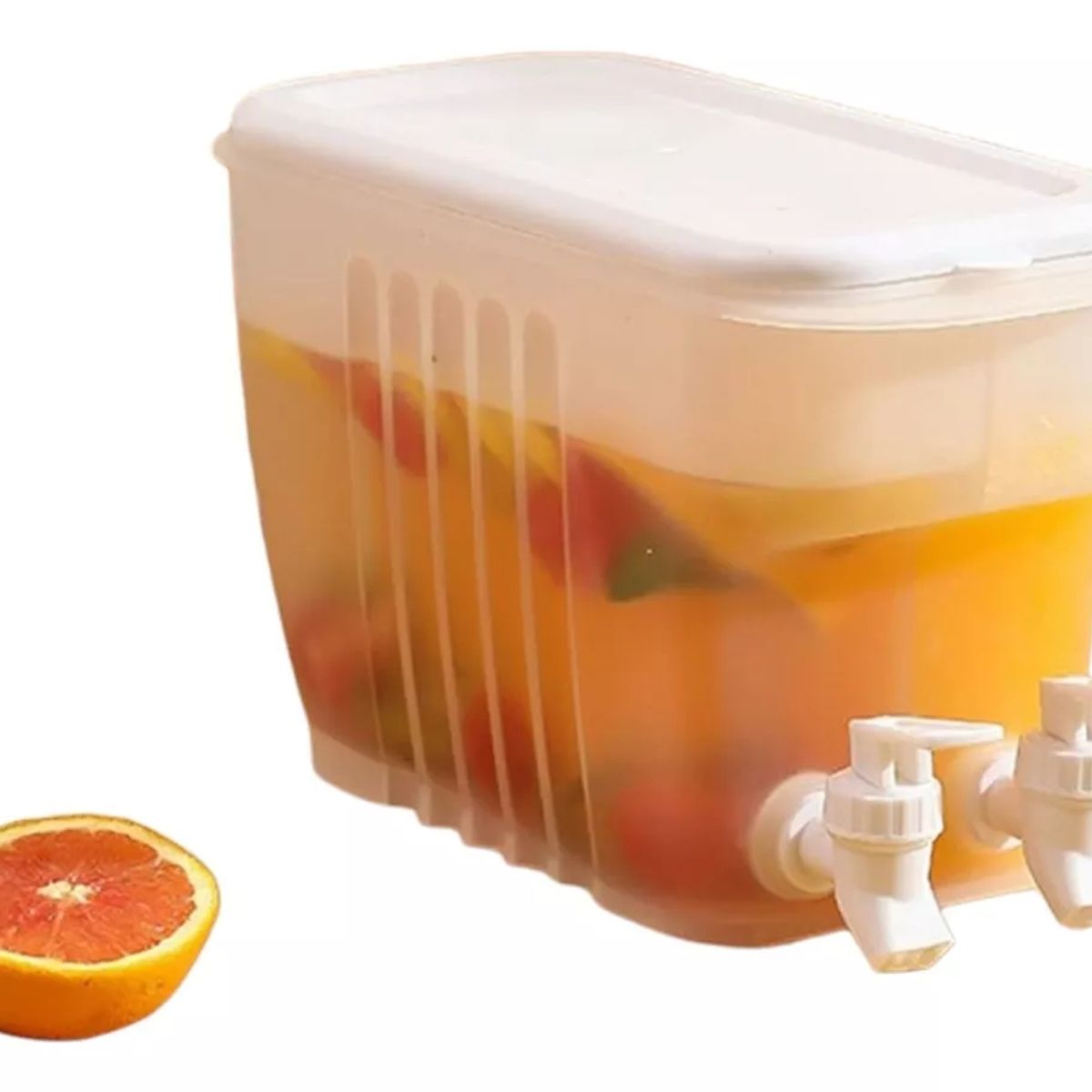 GENERICO - Jarra Dispensadora Doble Grifo Jarras Jugo Agua 35l Bebidas