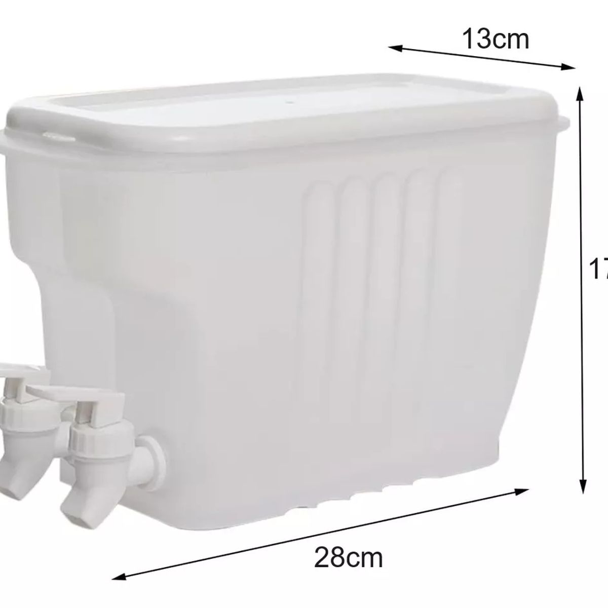 GENERICO - Jarra Dispensadora Doble Grifo Jarras Jugo Agua 35l Bebidas