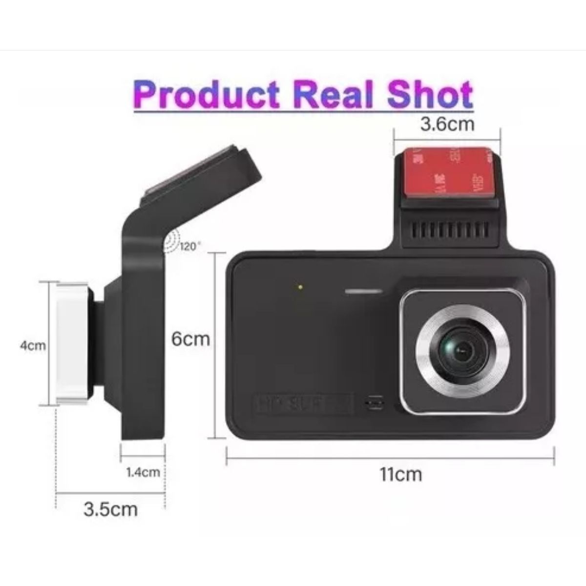 GENERICO - camara  de auto full hd 1080