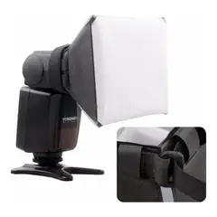 GENERICO - DIFUSOR SOFTBOX PARA FLASH SPEEDLITE 11X11CM