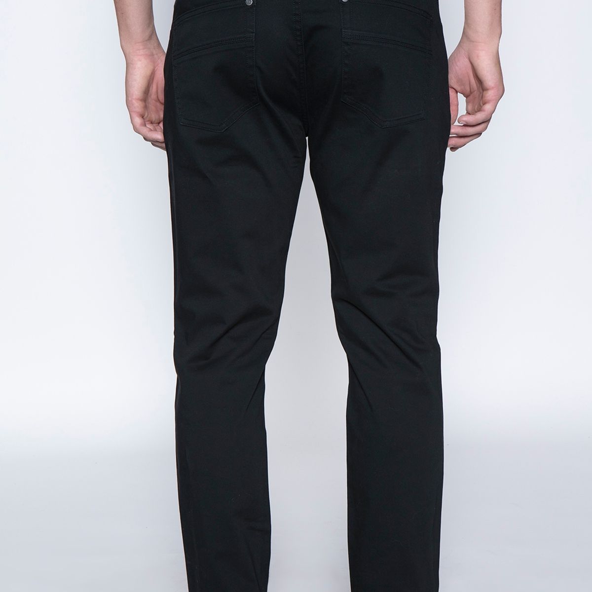 FEROUCH - Pantalon Five Pocket Negro Ferouch