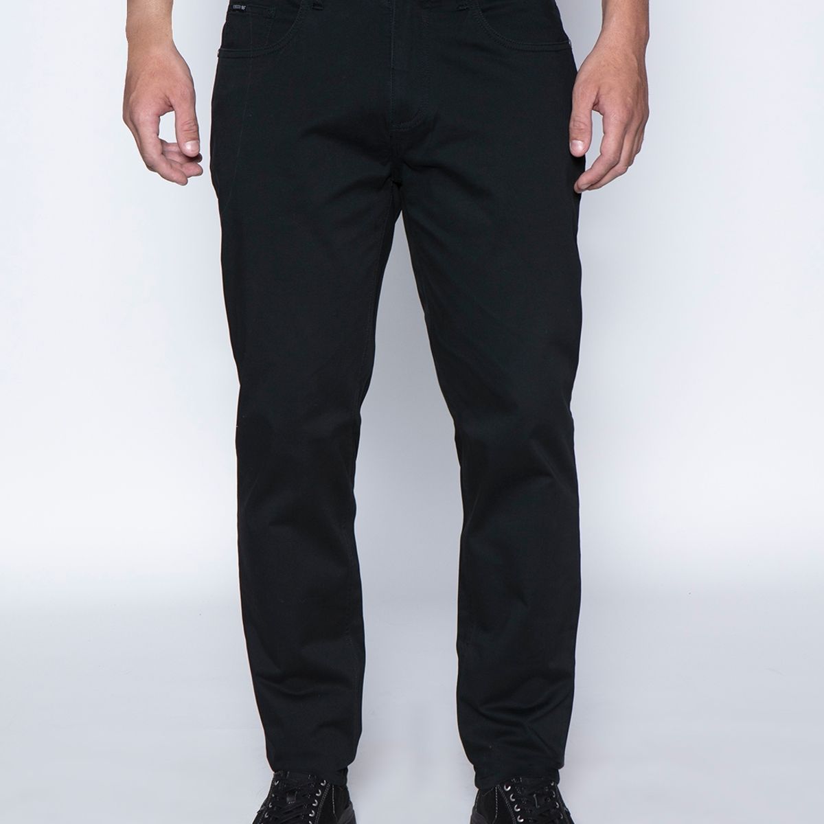 FEROUCH - Pantalon Five Pocket Negro Ferouch