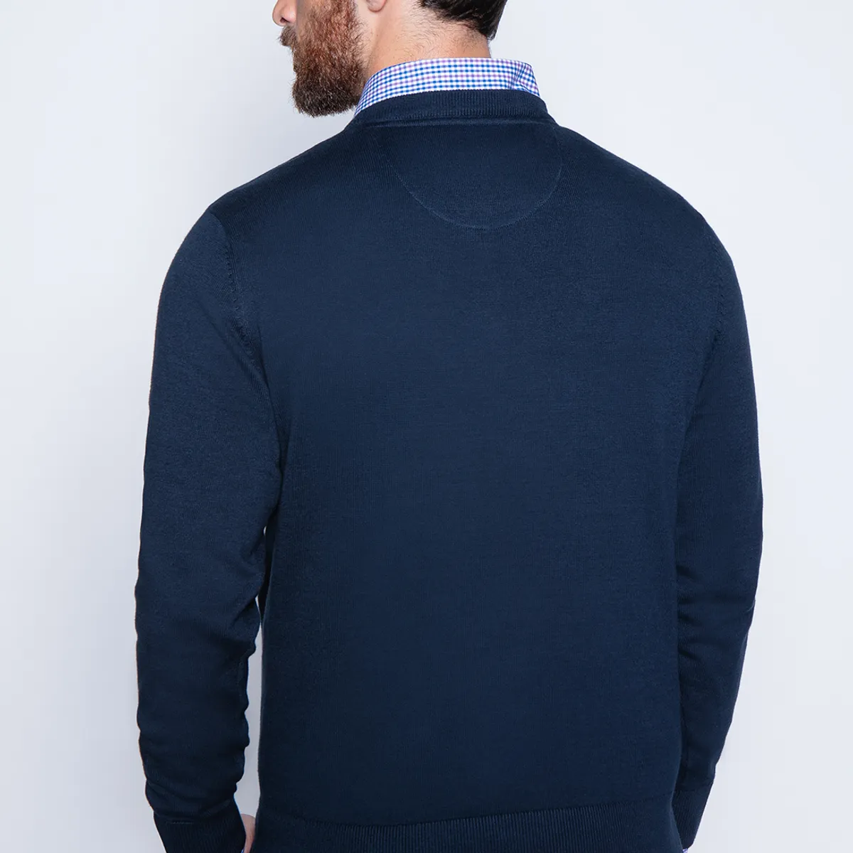 FEROUCH - Sweater Round Neck Paris Azul Ferouch