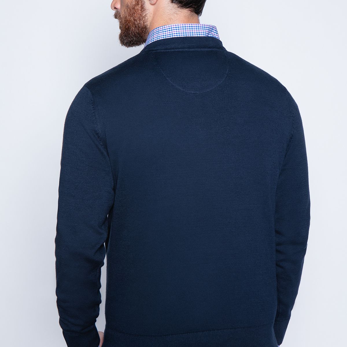 FEROUCH - Sweater Round Neck Paris Azul Ferouch