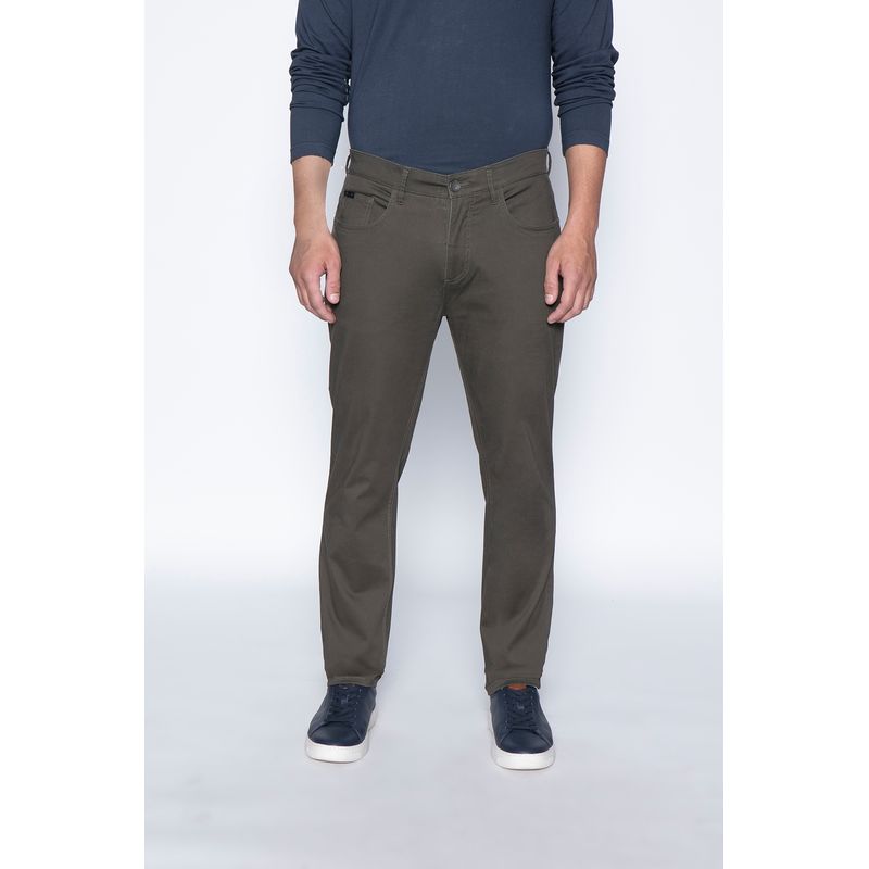 FEROUCH - Pantalon Five Pocket Verde Ferouch