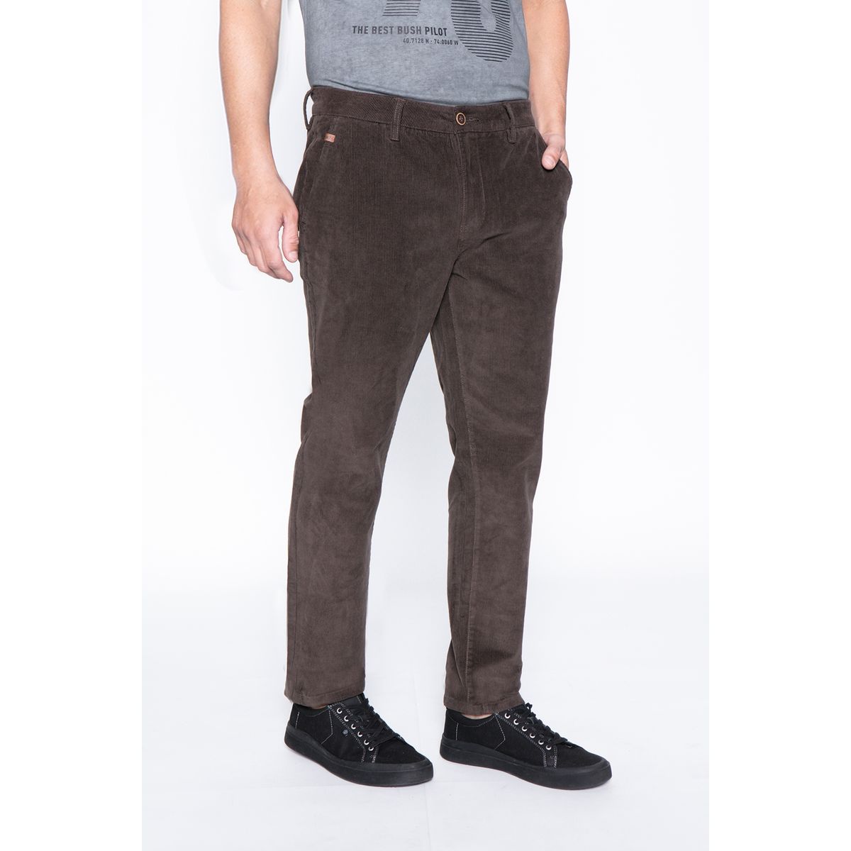 FEROUCH - Pantalon Cambridge F Café Ferouch