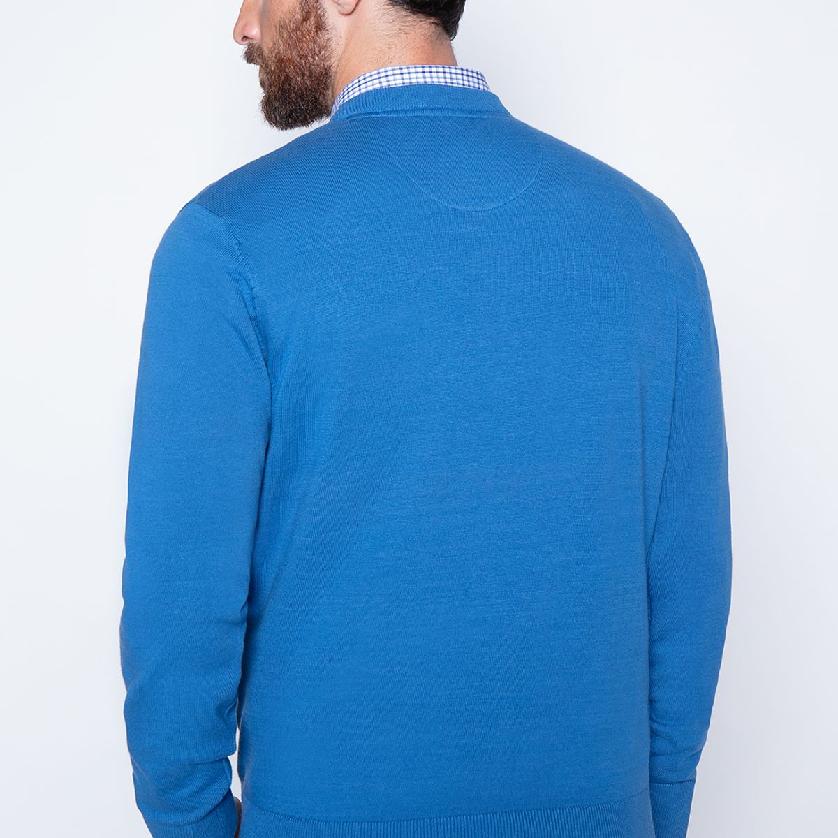 FEROUCH - Sweater Round Neck Paris Azul Ferouch
