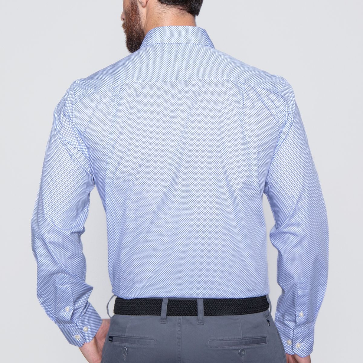 FEROUCH - Camisa Estampada Montana Sm Azul Ferouch