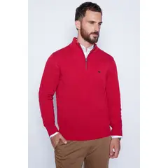 FEROUCH - Sweater London Smart Casual L/S Rojo