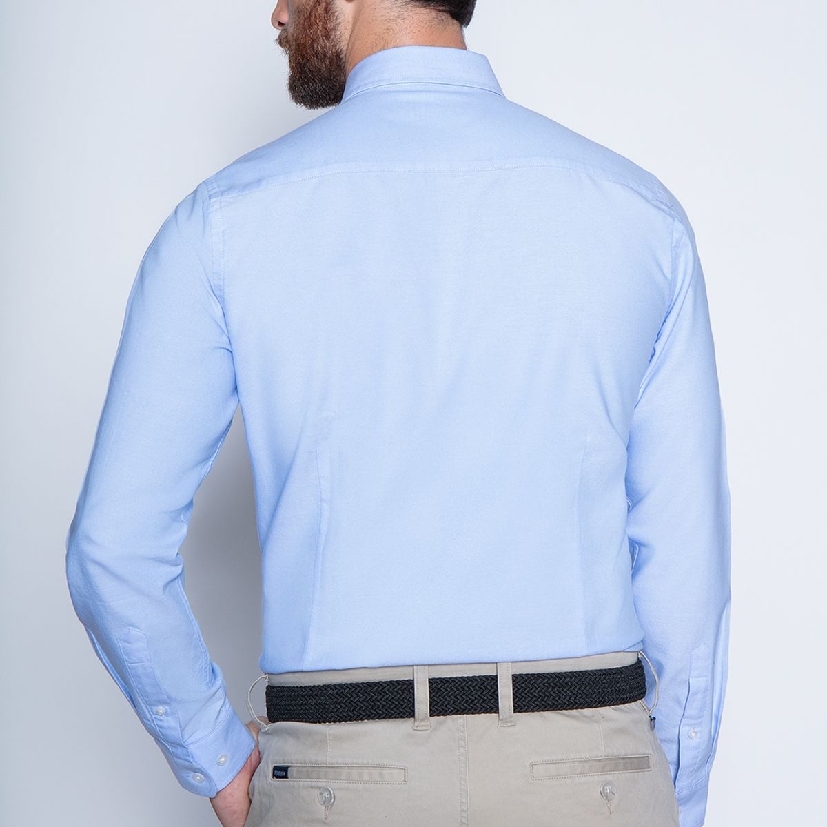 FEROUCH - Camisa Sport Oxford F Azul Ferouch