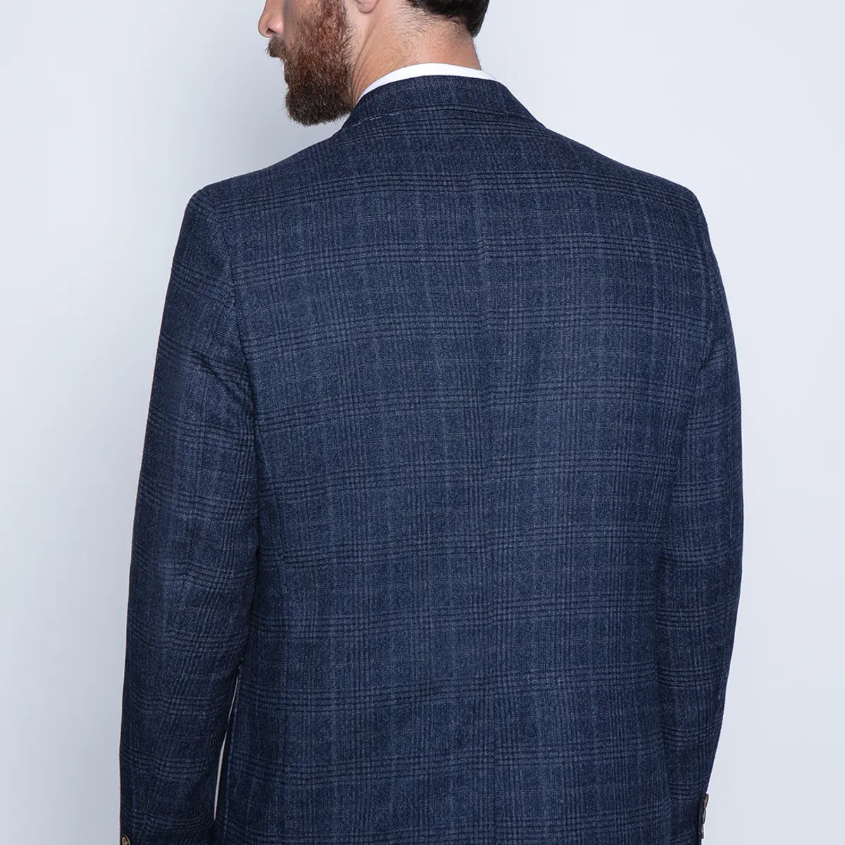FEROUCH - Blazer Checkered Aspen F Azul Ferouch