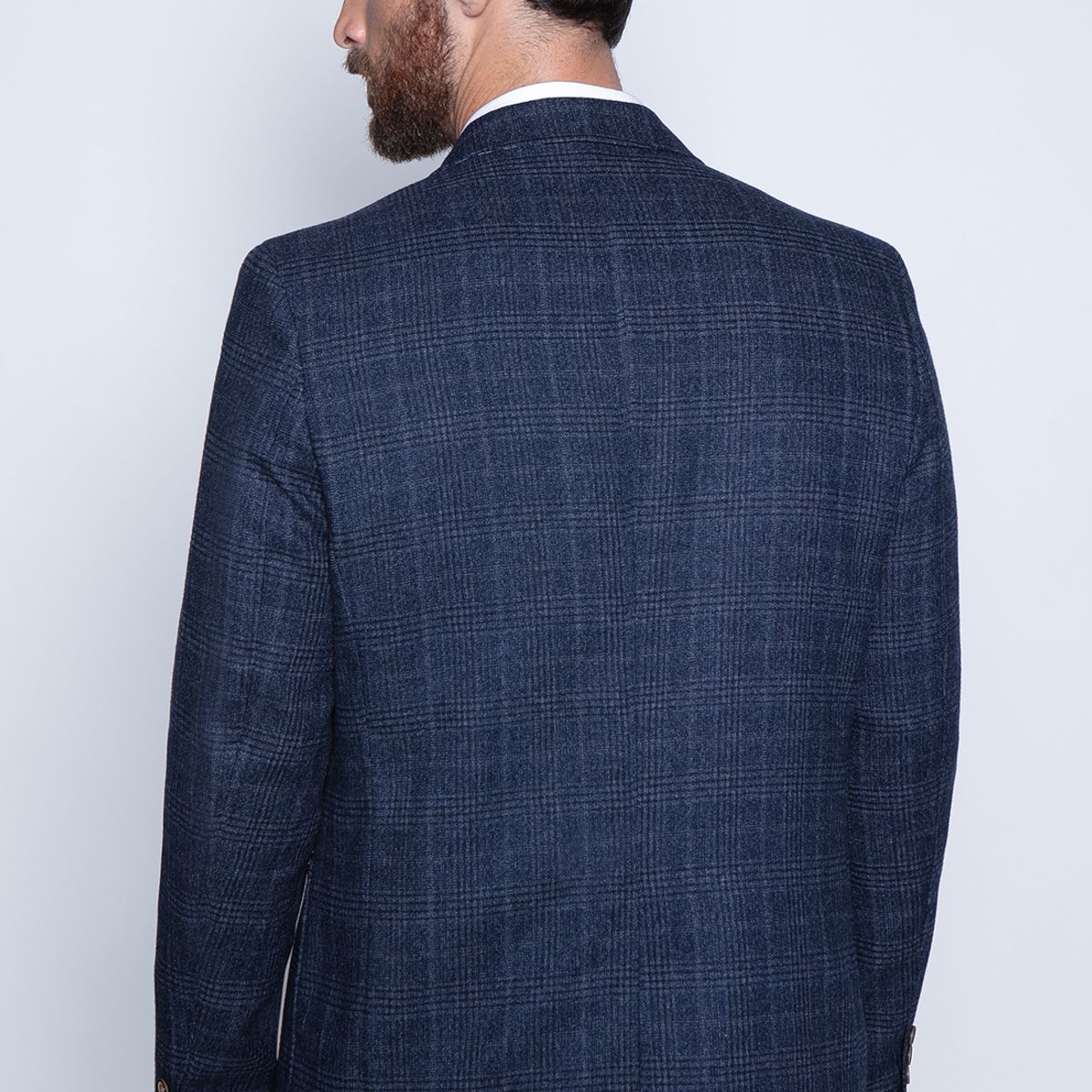 FEROUCH - Blazer Checkered Aspen F Azul Ferouch