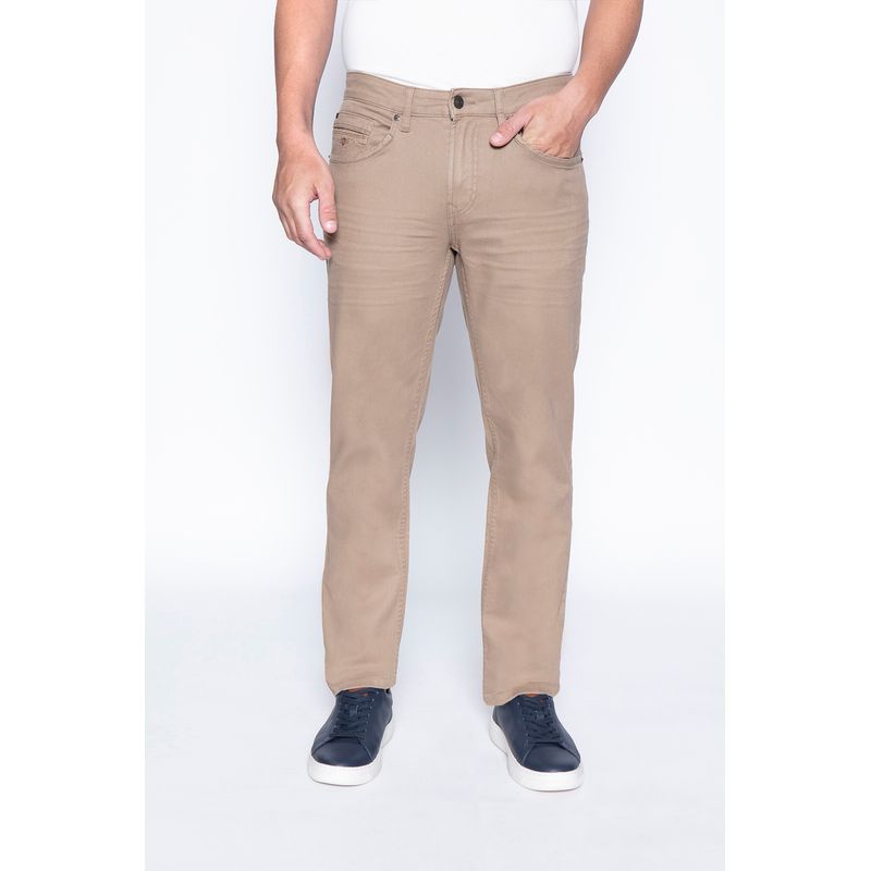 FEROUCH - Jeans Color Fj Beige Ferouch