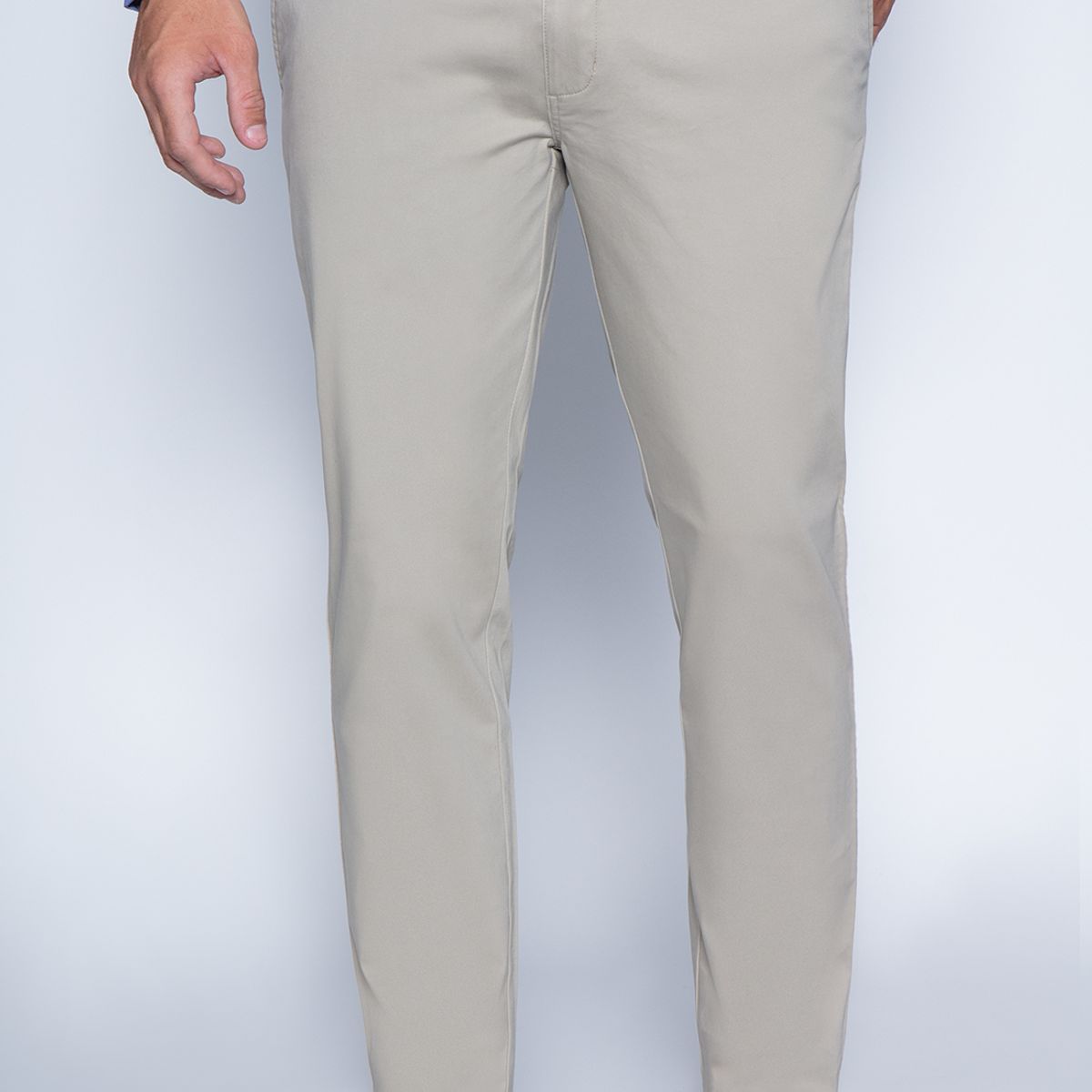 FEROUCH - Pantalon Twill Slim /31 Beige Ferouch