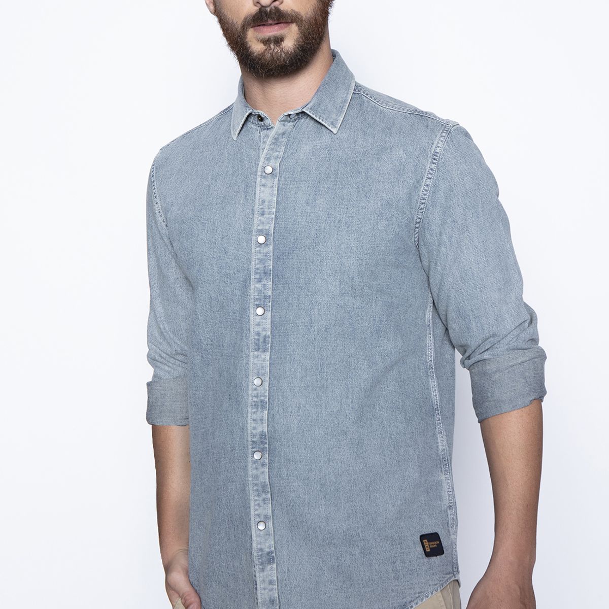 FEROUCH - Camisa Denim Miami Fj Azul Ferouch