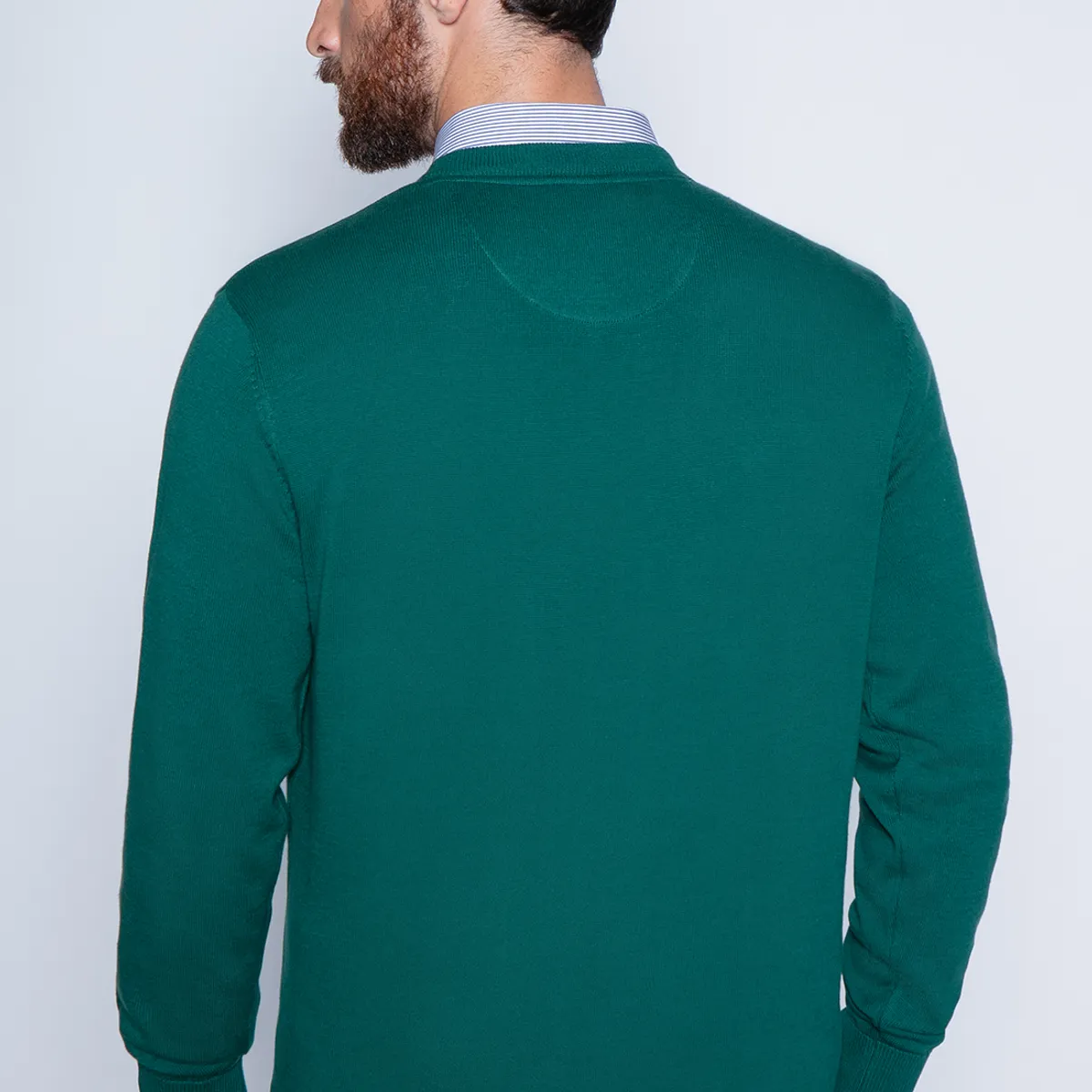 FEROUCH - Sweater Round Neck Paris Verde Ferouch