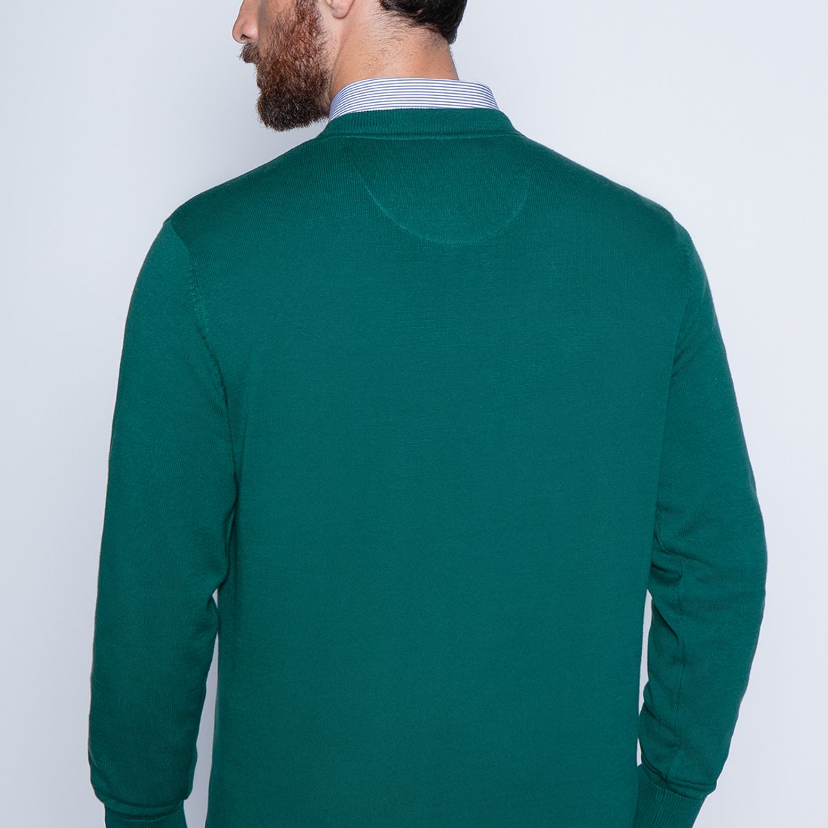 FEROUCH - Sweater Round Neck Paris Verde Ferouch