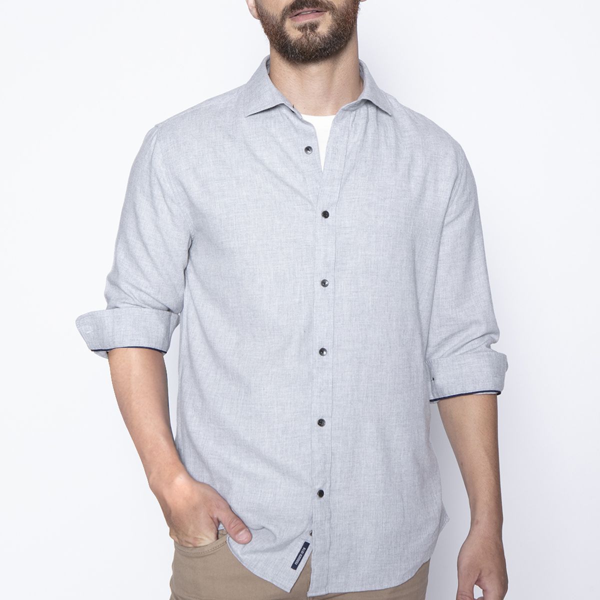 FEROUCH - Camisa Sport F Gris Ferouch