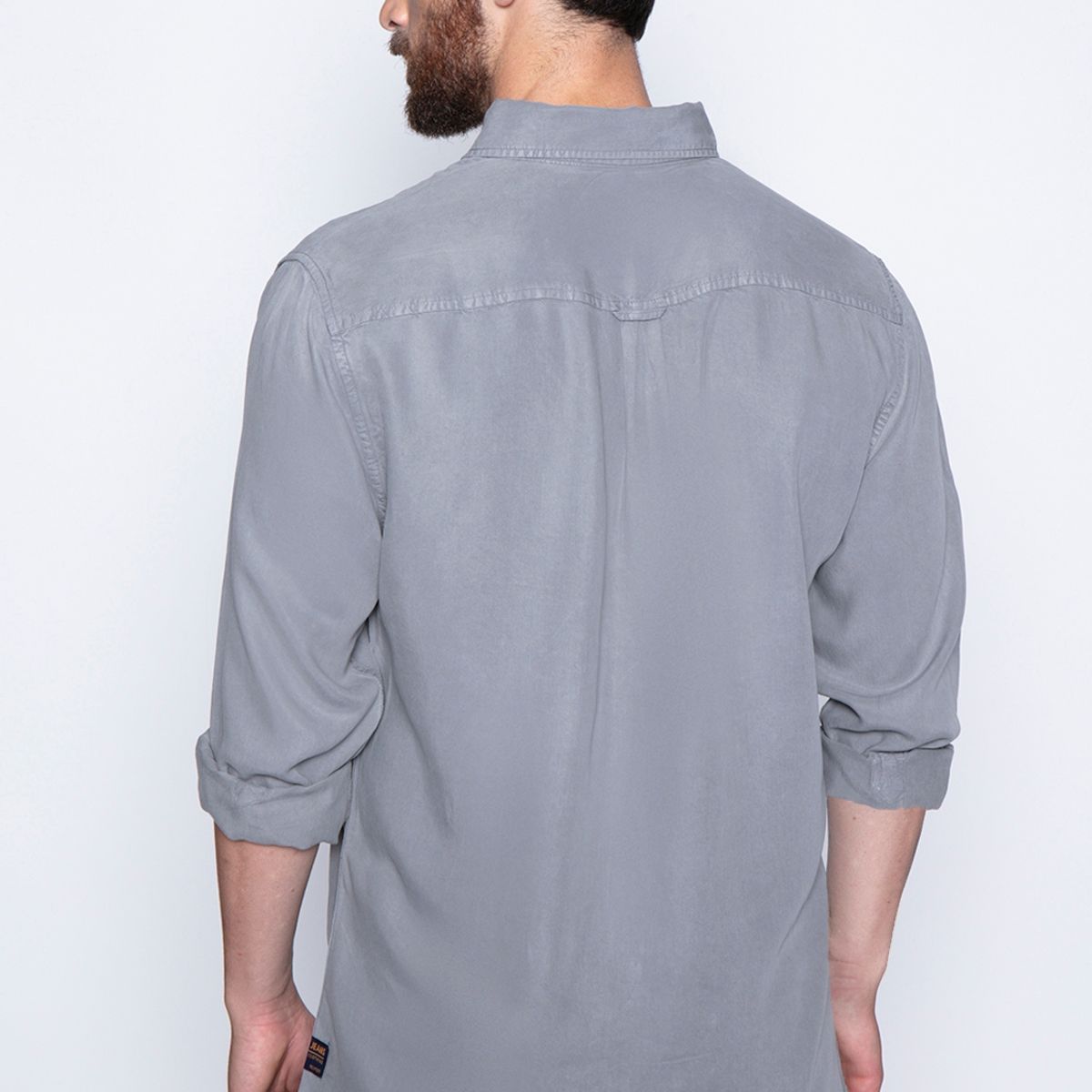 FEROUCH - Camisa Lyocell Fj Gris Ferouch