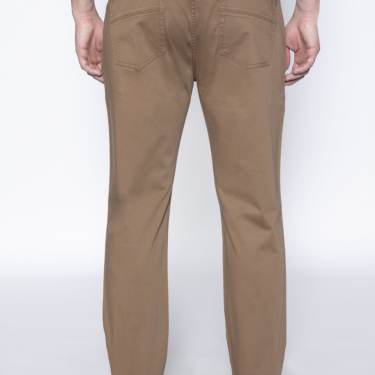 FEROUCH - Pantalon Five Pocket Café Ferouch