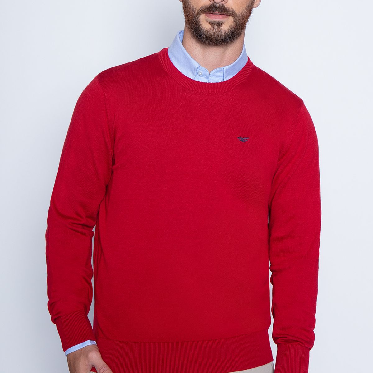 FEROUCH - Sweater Round Neck Paris Rojo Ferouch