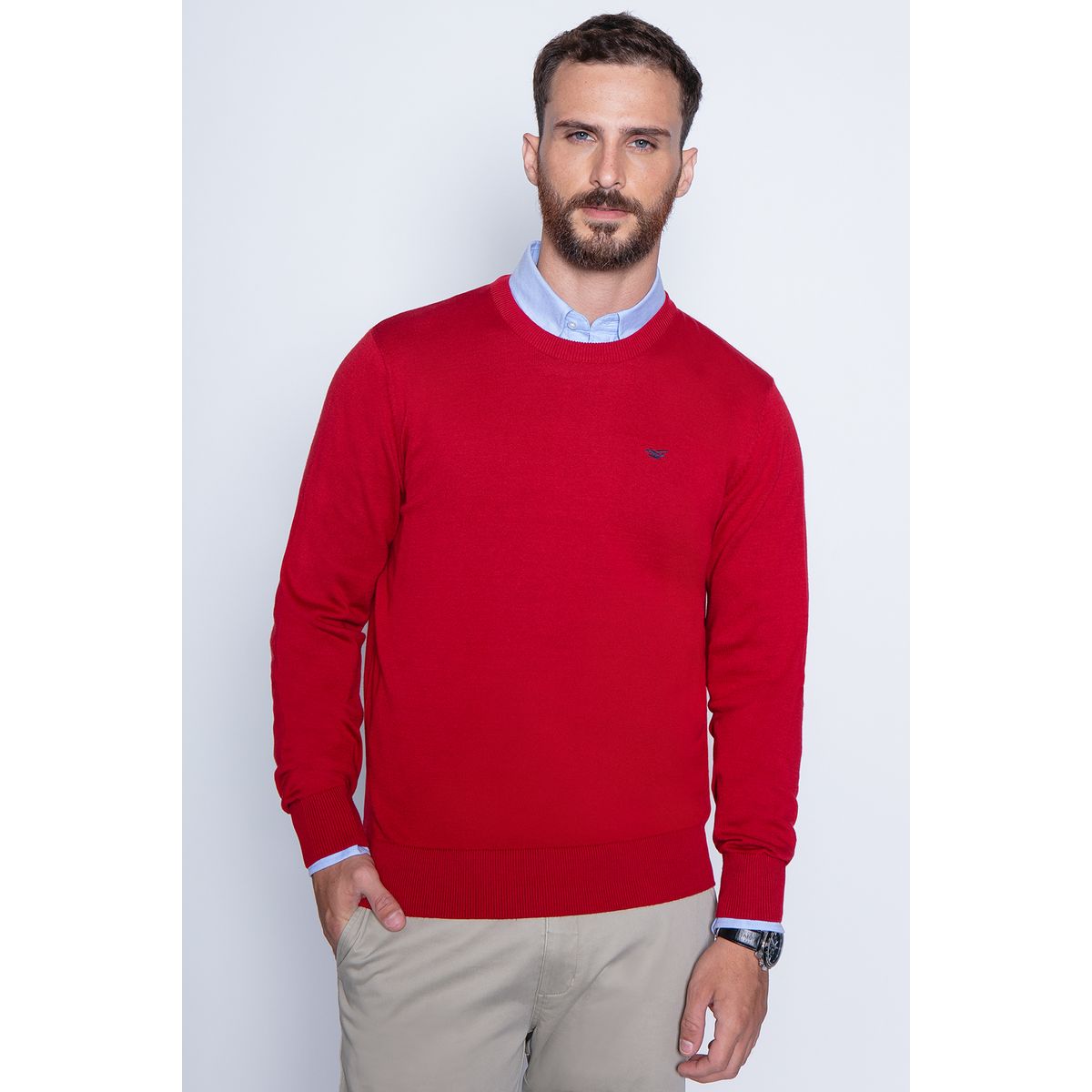 FEROUCH - Sweater Round Neck Paris Rojo Ferouch