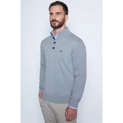 FEROUCH - Sweater Bristol Smart Casual L/S Gris