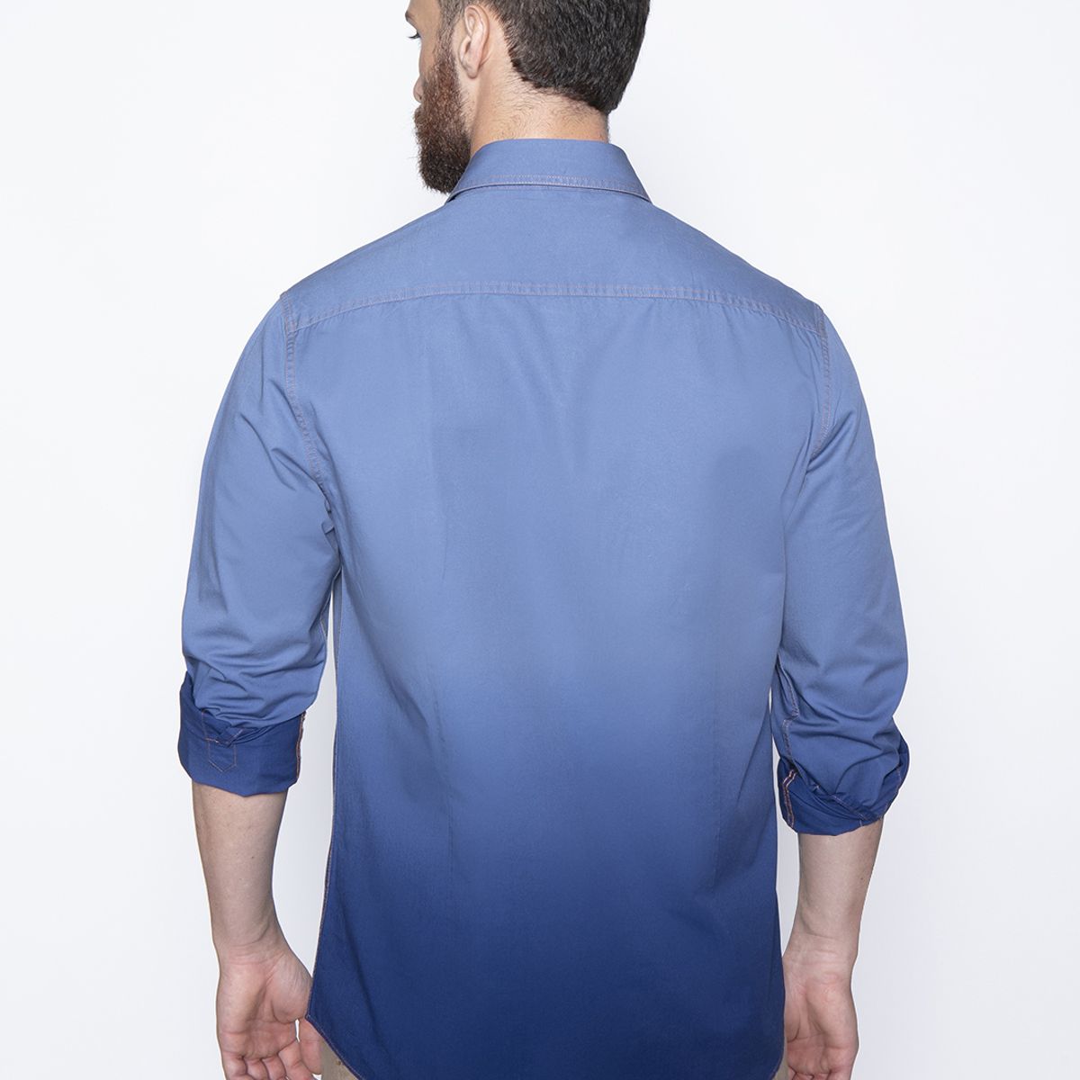 FEROUCH - Camisa Degrade Fj Azul Ferouch