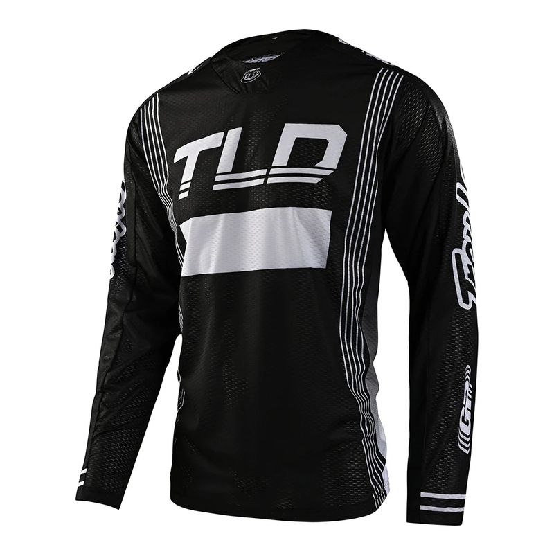 TROY LEE DESIGNS - Polera de Moto GP Air Rhythm Negra Troy Lee Designs