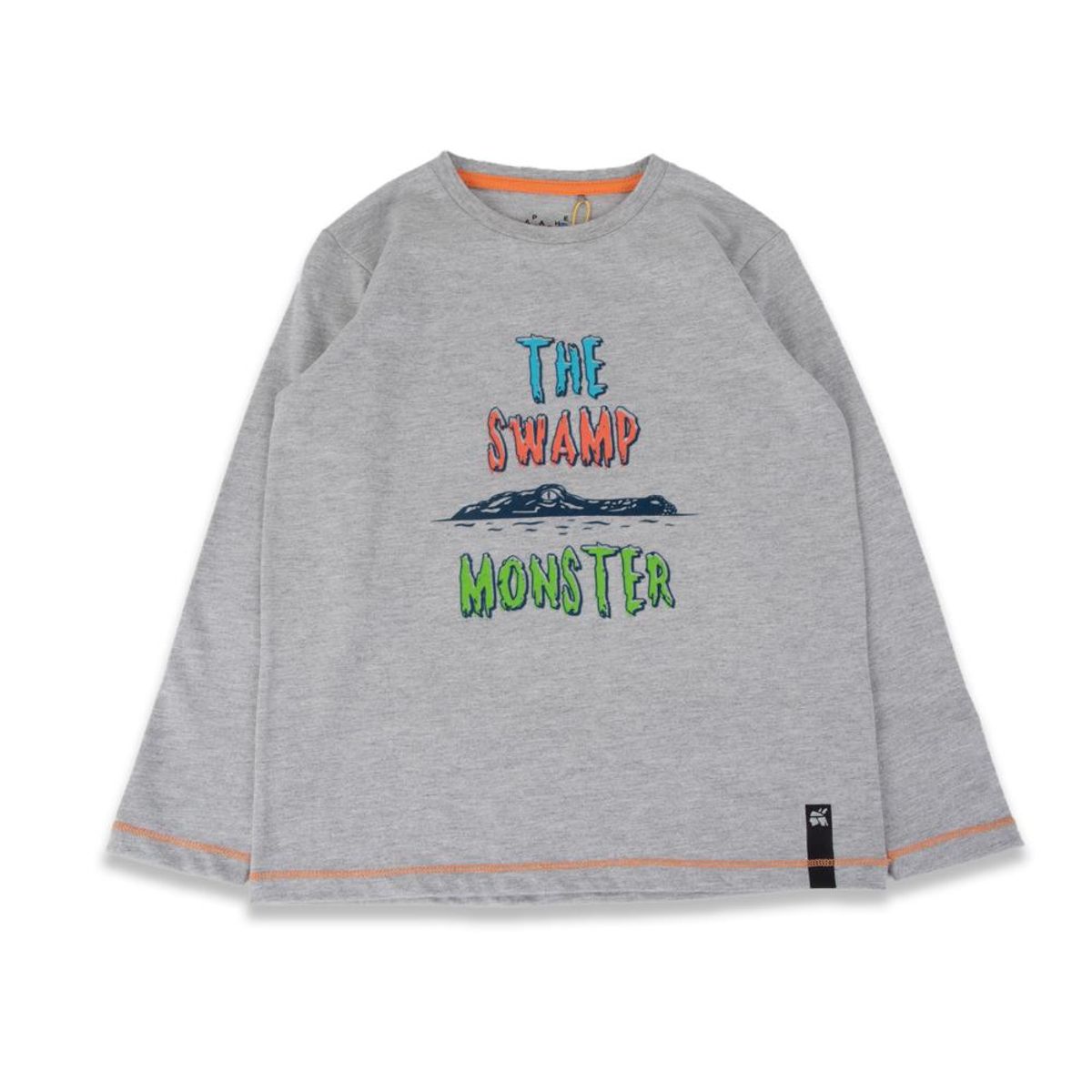 PILLIN - Polera Niño Gris claro Pillin PILLIN