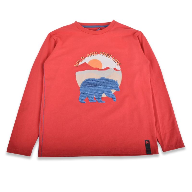 PILLIN - Polera Niño Rojo Pillin PILLIN