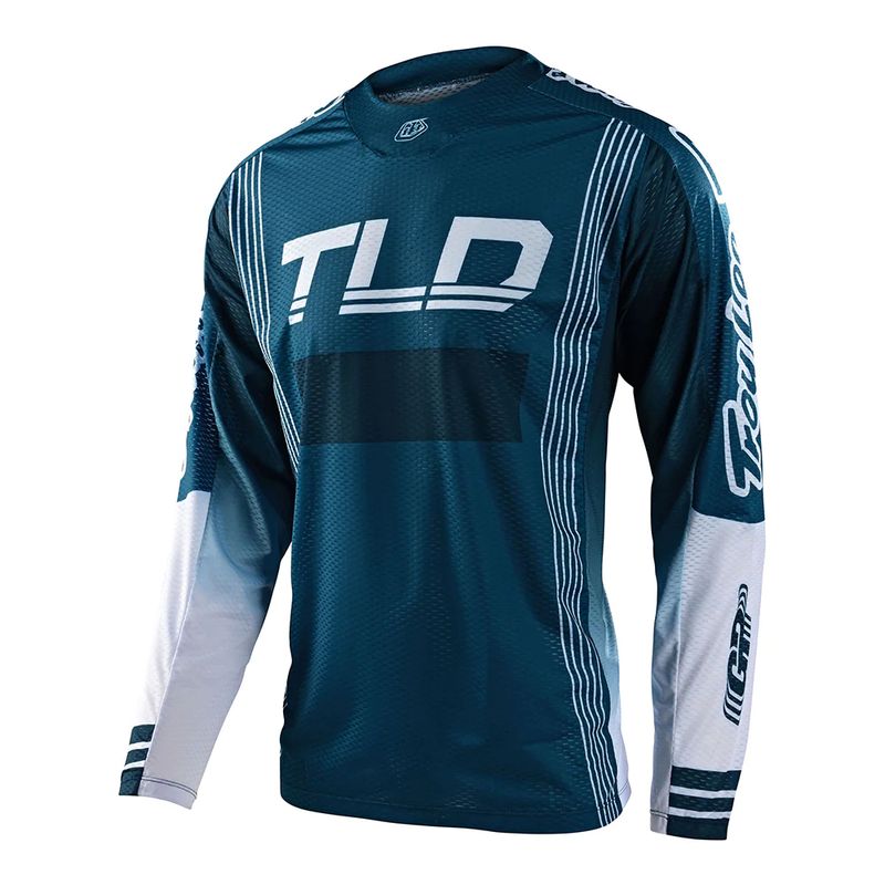 TROY LEE DESIGNS - Polera de Moto GP Air Rhythm Slate Azul Troy Lee Designs