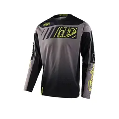 TROY LEE DESIGNS - Polera de Moto GP Icon Negro Gris
