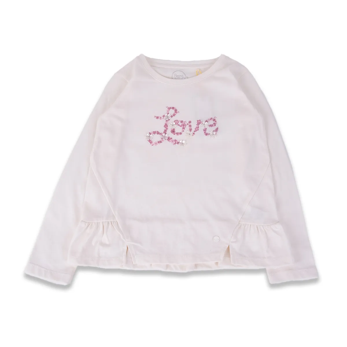 PILLIN - Polera Niña Crudo Pillin PILLIN