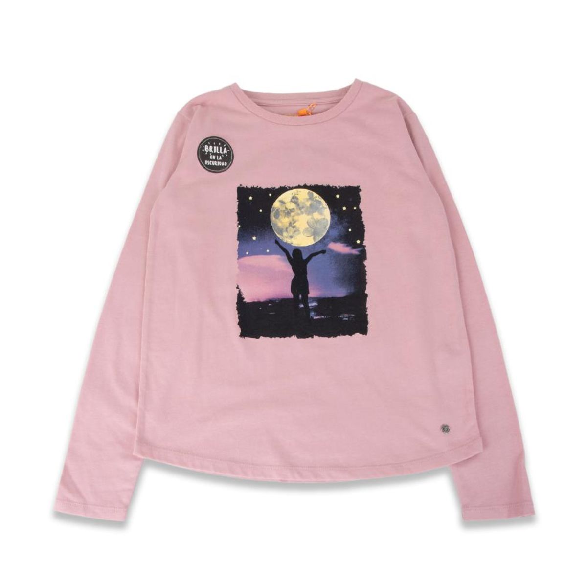 PILLIN - Polera Niña Palo rosa Pillin - Palo Rosa