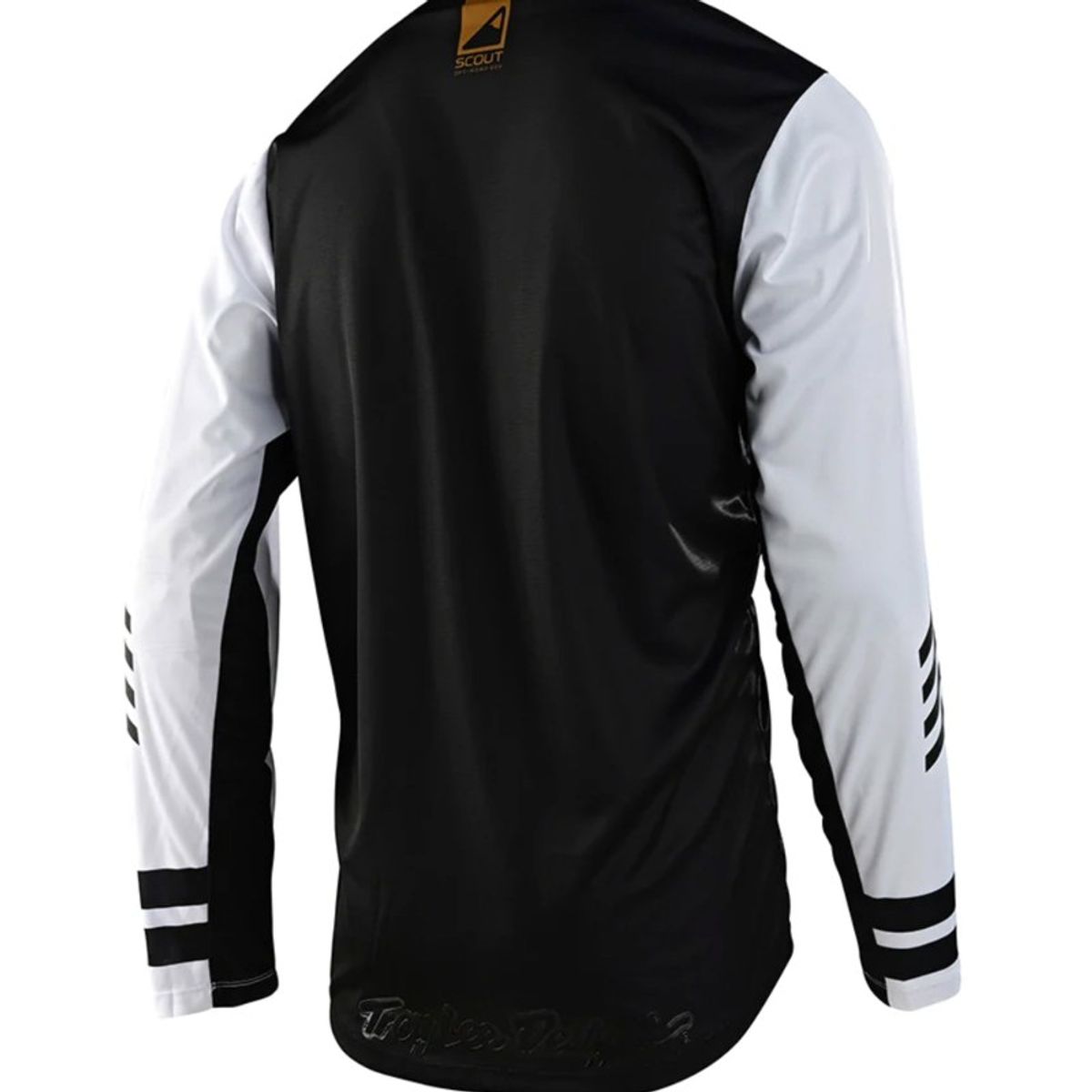 TROY LEE DESIGNS - Polera de Moto Scout GP Ride On Negro  Blanco Troy Lee Designs.