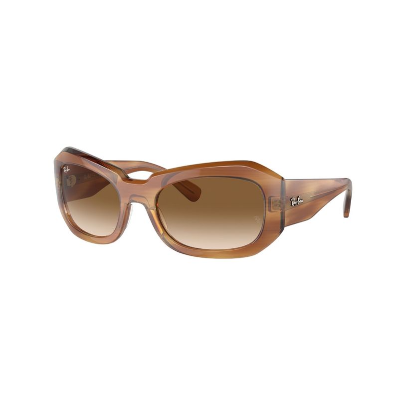 RAY BAN - Lentes de Sol Beate Marrón Rayado Degradé Ray-Ban