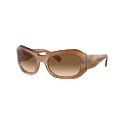 RAY BAN - Lentes de Sol Beate Marrón Rayado Degradé Ray-Ban