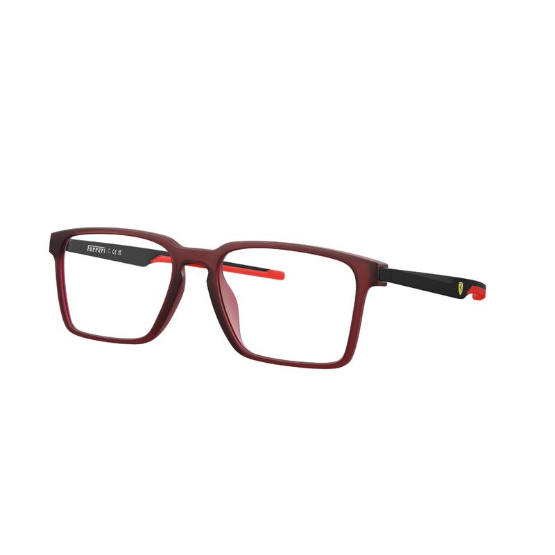 SCUDERIA FERRARI - Lentes Ópticos Rojo Transparente Scuderia Ferrari