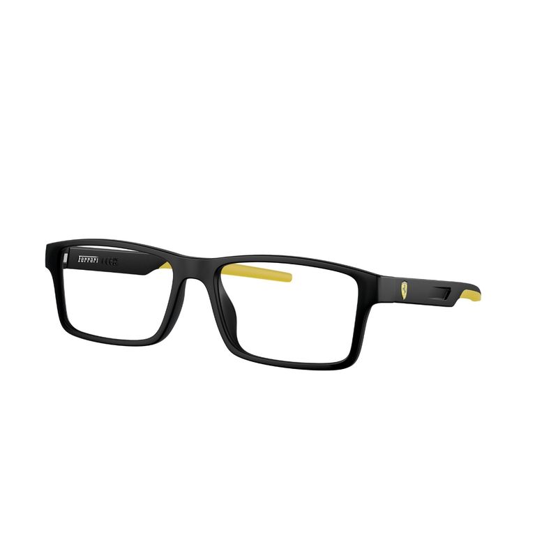 SCUDERIA FERRARI - Lentes Ópticos Negro Mate Scuderia Ferrari