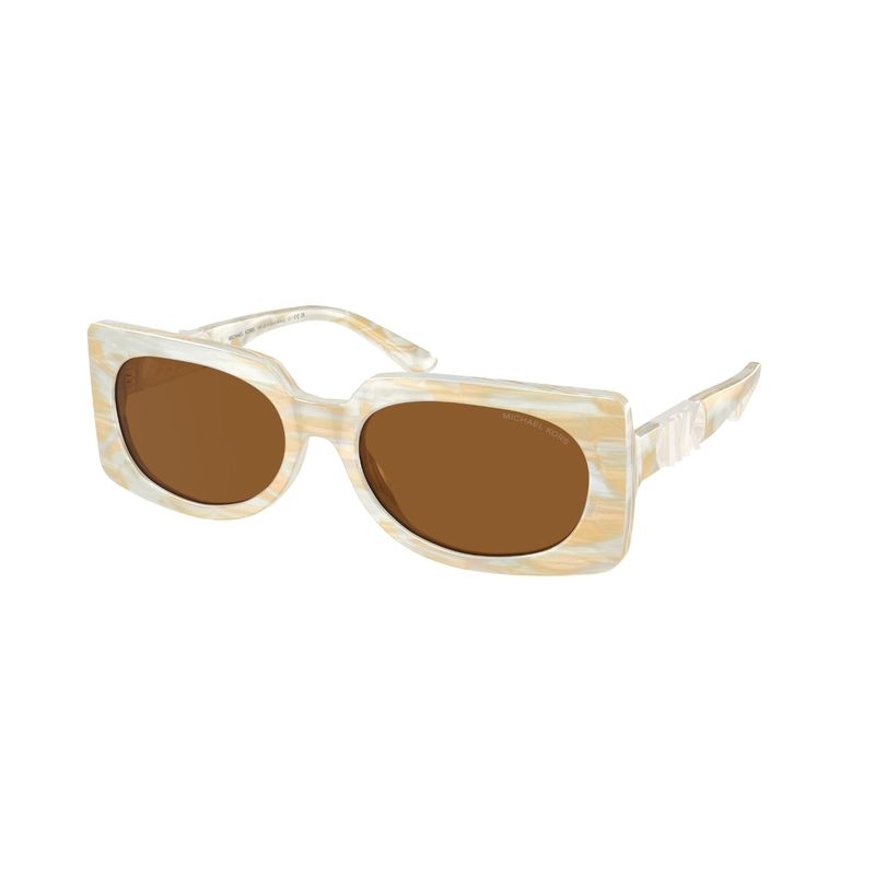 MICHAEL KORS - Lentes de Sol Bordeaux Beige Rayado Michael Kors