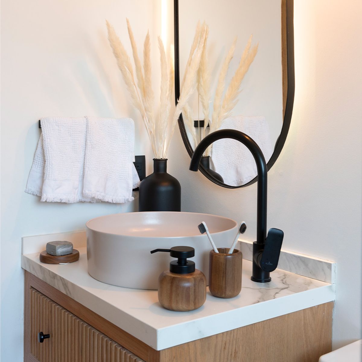 ANTICO HOME - Ramo Flores Pampas Natural Blanca Antico Home