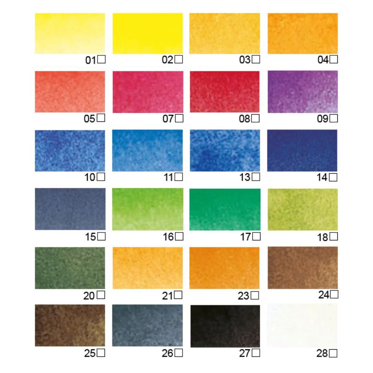 PEBEO - Acuarela Pebeo Studio Set 24 Colores 12ml