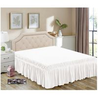 Faldón de cama - Faldones para base cama 2 Plazas BLANCO