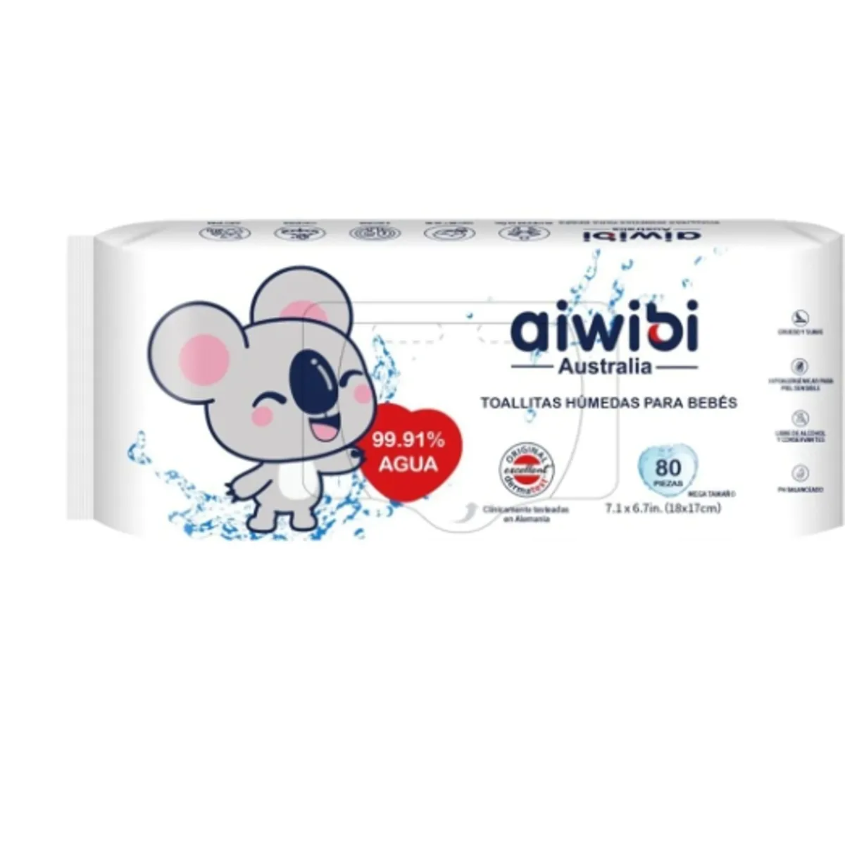 GENERICO - Toallitas Humedas Aiwibi 9991% Agua X9 Paquetes