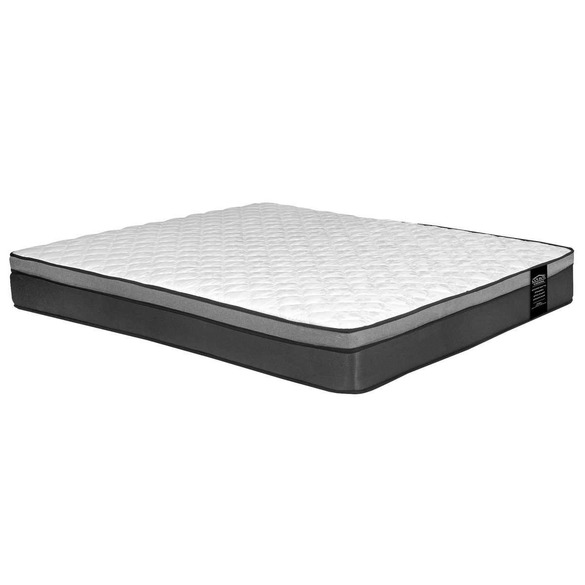 COLBOX - Colchón Canaima king Negro 180x200x26 Cm