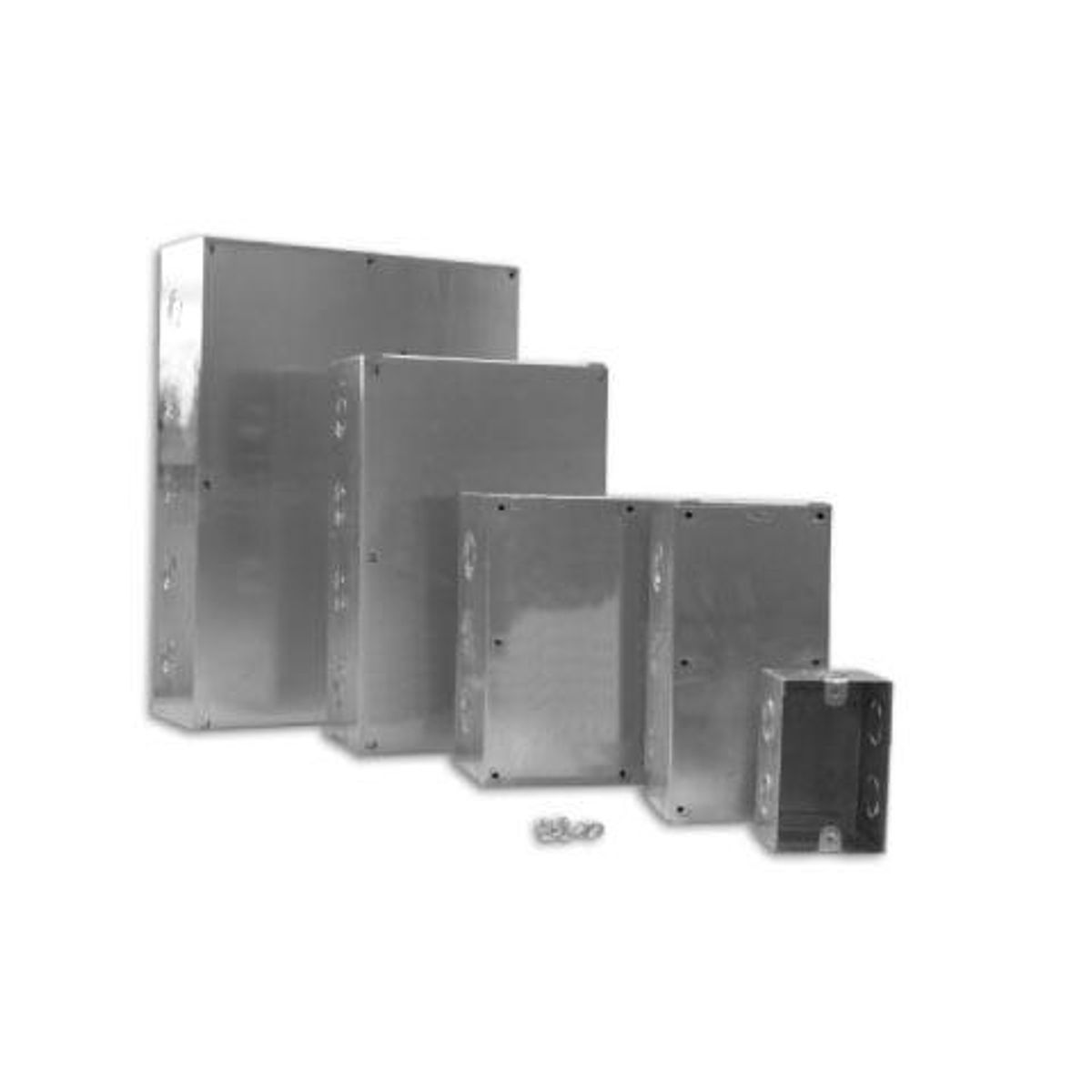 GENERICO - CAJA UNIVERSAL CON KNOCK OUT ESTAMPADO GALVANIZADO A01 100X65X65 MJM